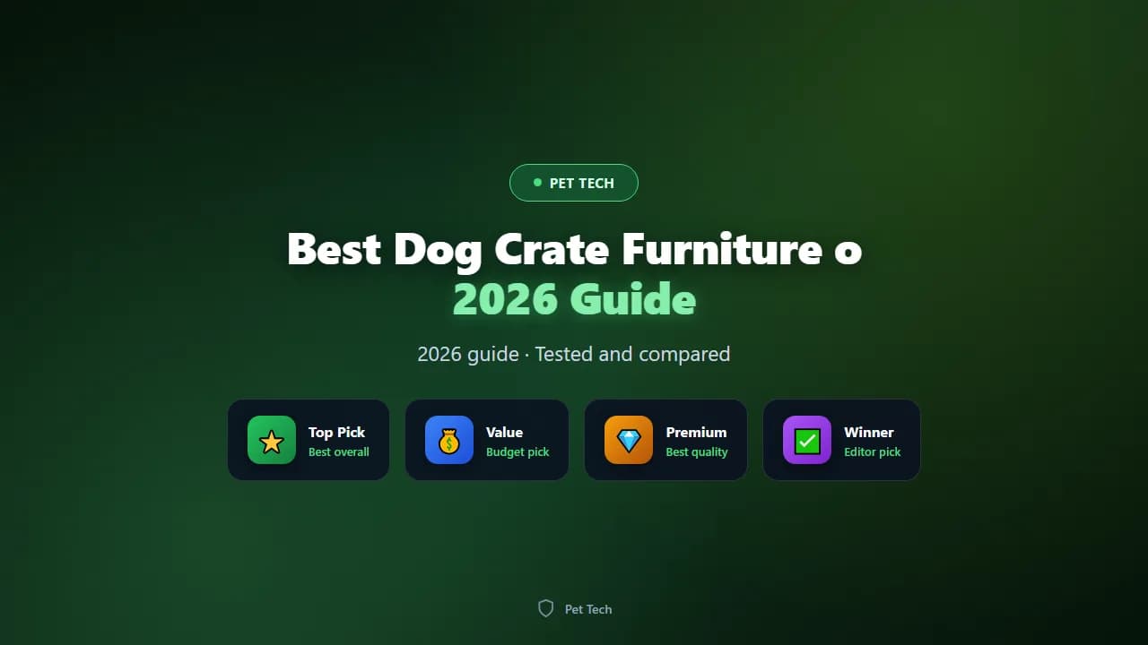 Best Dog Crate Furniture of 2026: Stylish End-Table Crates